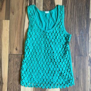 J. Crew Factory crochet tank top